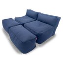 Ver imagem 5 de Kit Duplo Puff Brisa com Apoio Conforto Áreas Externas Good Pufes Poltrona Enchimento Perolas Eps