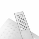 Ver mais imagens de Ducha De Inox Quadrada 20X20 Cm Com Chuveirinho - Cromada