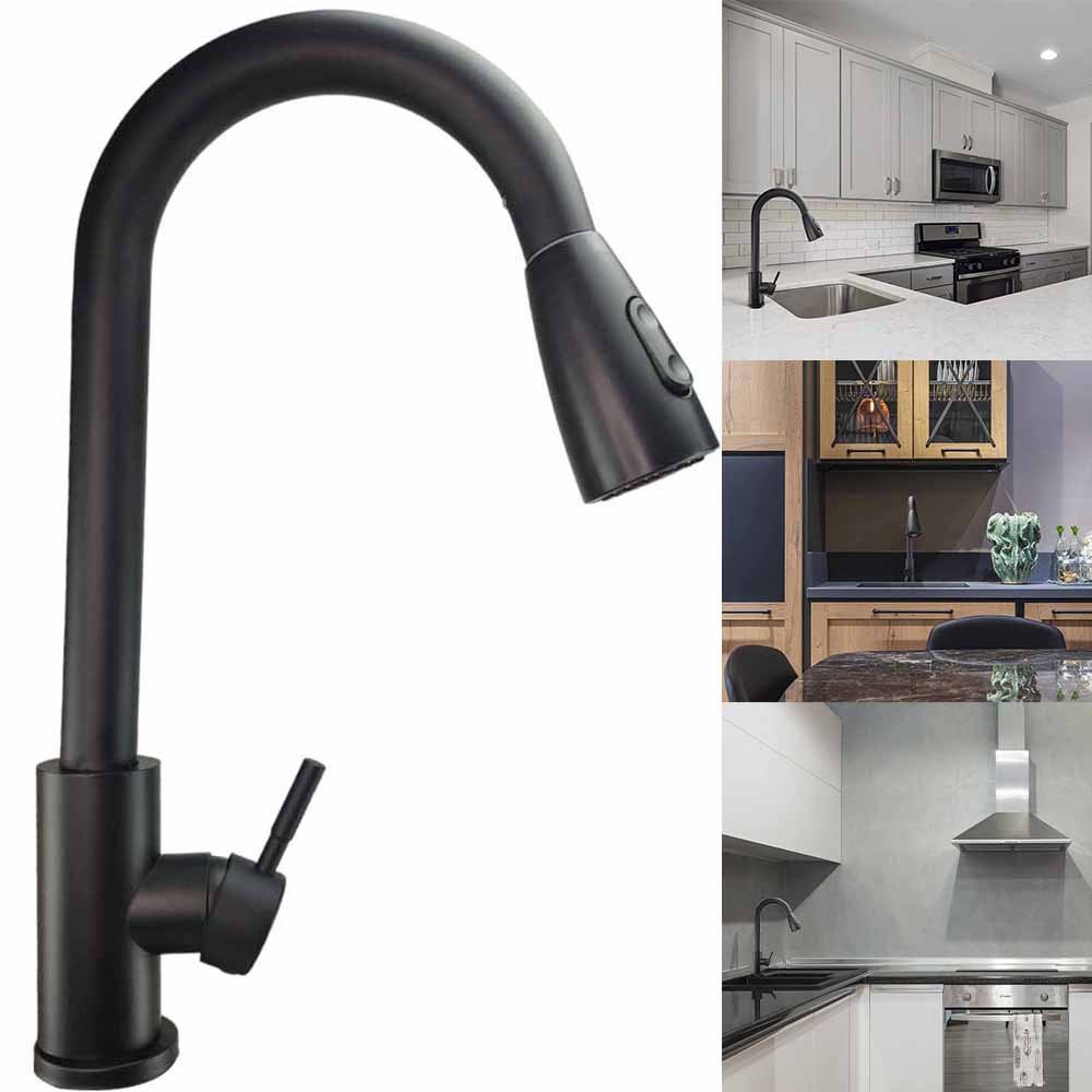 Torneira Gourmet Pull Down Monocomando Cozinha Agua Quente Fria Flexivel Mesa Bancada Cuba Lava Louç - 8