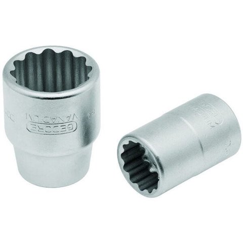 Soquete Estriado Encaixe 3/4" - 1.5/8" Gedore 017062 017062