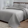 Kit Colcha King Boutis 3 Peças Cinza - 1