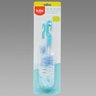 Kit Escova para Limpar Mamadeira com Esponja e Escova para Limpeza de Bico Buba Azul - 2