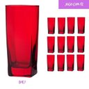 Ver imagem 2 de Copo Vidro 320Ml (Suco, Água) Bali Kit Com 12 Vermelho