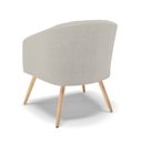 Ver imagem 7 de Poltrona Decorativa Pé Palito Natural Stella Bouclê Cinza D03 - D'Rossi