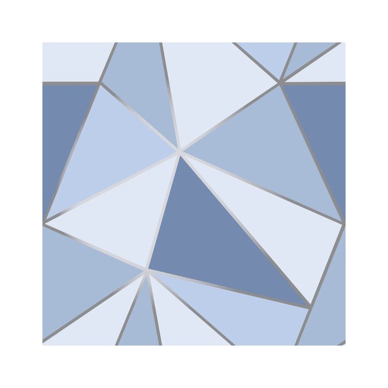 Papel De Parede Adesivo Zara Azul Diamante Quarto Sala 12m