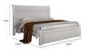 Ver imagem 2 de Cama Casal 187 100% Mdf Neve - Móveis Valverde