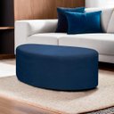 Ver imagem 2 de Puff Orgânico Palermo 100cm Bouclê - Sofa Store:bouclê Azul Marinho