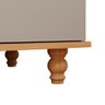 Guarda-Roupa Infantil Fendi Nature MDF Gavetas Telescópicas Pés Madeira 4 Portas Roupeiro Casinha - 7