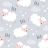 Papel de Parede Adesivo Ovelha Nuvem Quarto Infantil 3m - 1