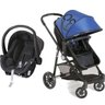 Carrinho de Bebê Moisés Gero Azul/Preto com Bebê Conforto - Galzerano - 1