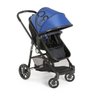 Carrinho de Bebê Moisés Gero Azul/Preto com Bebê Conforto - Galzerano - 2