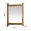 Ver imagem 7 de Sala de Estar Completa com Rack, Painel, Mesa de Centro, Aparador e Espelho com Moldura Móveis