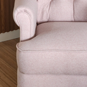 Ver imagem 6 de Poltrona de Amamentaçao Balanço e Puff Lila Baby Linho Rosê - Harmônica Moveis