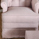 Ver imagem 5 de Poltrona de Amamentaçao Balanço e Puff Lila Baby Linho Rosê - Harmônica Moveis