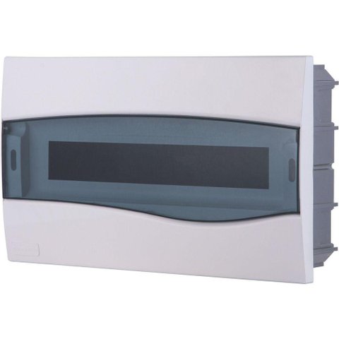 Quadro de Distribuição de Embutir 18 Din ou 12 Nema Tramontina com Porta Transparente Tramontina