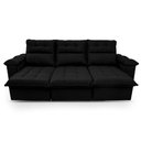 Ver mais imagens de Sofá Retrátil Reclinável Verona 2,30m Suede Velut Molas Ensacadas - King House