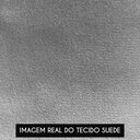 Ver imagem 5 de Poltrona para Sala Pé Metal Preto Kit 2 Ana Suede Cinza - Ibiza