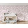 Papel Parede Adesivo Nuvem Feliz Rosa Quarto Infantil 12m - 4