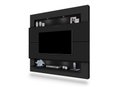 Ver imagem 2 de Painel para Tv 75" com Nicho e Prateleira Riviera 217 Preto - Luapa