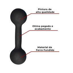 Par de Halter Bola Pintado 4kg Treino Academia Musculação - 3