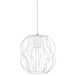 Lustre Pendente Esfera Capella Orion Branco Sala Quarto - 3
