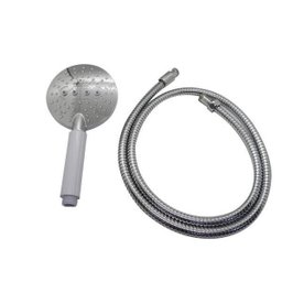 Ducha Mao Cromada 3 Funções Flexivel Mangueira Articulada - 7