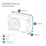 Ar-condicionado Split Hw Inverter Springer Midea Xtreme Save Connect Black Edition 18.000 Btus R-32 - 9