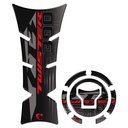 Ver imagem 1 de Adesivo Protetor Tanque e Bocal Moto Honda Twister 300 2023-2024 Preto