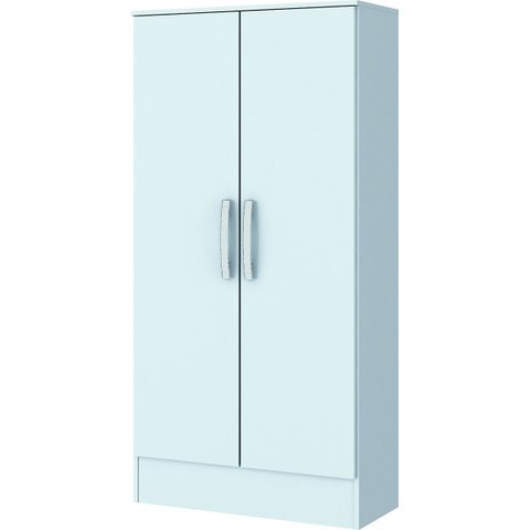 Multiuso Sapateira Roupeiro Com 2 Portas B14 Branco - Briz Móveis