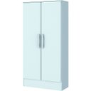 Ver imagem 1 de Multiuso Sapateira Roupeiro Com 2 Portas B14 Branco - Briz Móveis