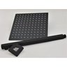 Ducha Black 20Cm Inox 304 Braço 30Cm Completa - 2