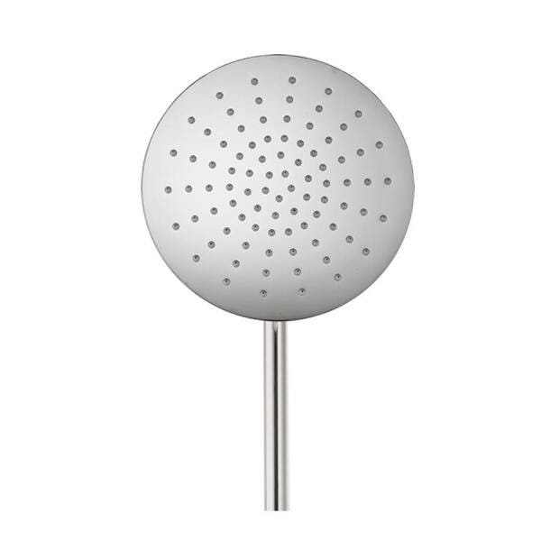 Ducha Eco Redonda De Inox 20 Cm Com Cano Inox 0136 - 1