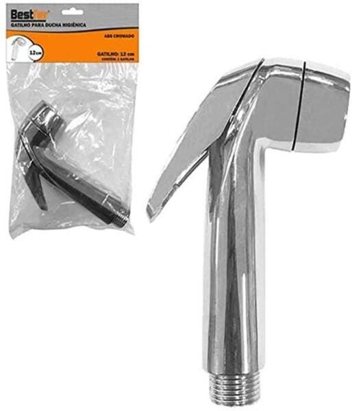 Ducha Higiênica Chuveirinho Cromado Flexível 1M Bestfer - 3