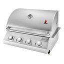 Ver imagem 2 de Churrasqueira a Gás de Embutir Concept Series 4 Queimadores para Bancada