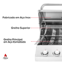 Ver imagem 6 de Churrasqueira a Gás de Embutir Concept Series 4 Queimadores para Bancada