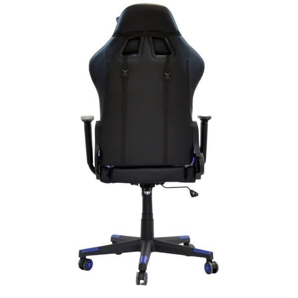 Cadeira Gamer Giratória Modelo Rush Reclinável Racer X Azul - 5
