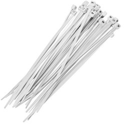 Kit 10X Abraçadeira Nylon Branca 150 X 2,5 Starfer Com 100 Un - 1 Kit 10X Abraçadeira Nylon Branca 150 X 2,5 Starfer Com 100 Un - 1