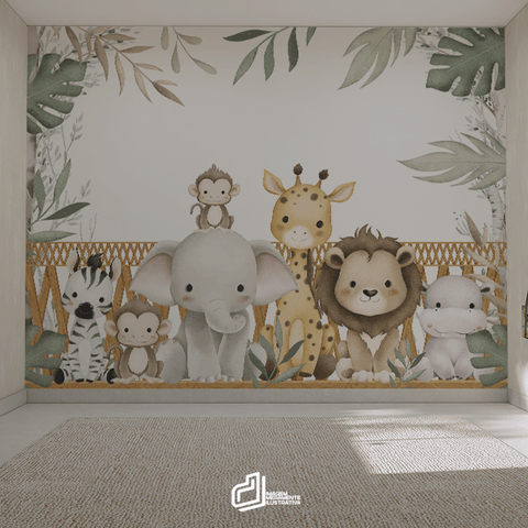 Painel Safari Aquarela-md10