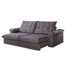 Ver imagem 3 de Sofá Retrátil e Reclinável 2,80m Pillow de 25 Cm Molas Pocket Berlin - Movenzo Estofados