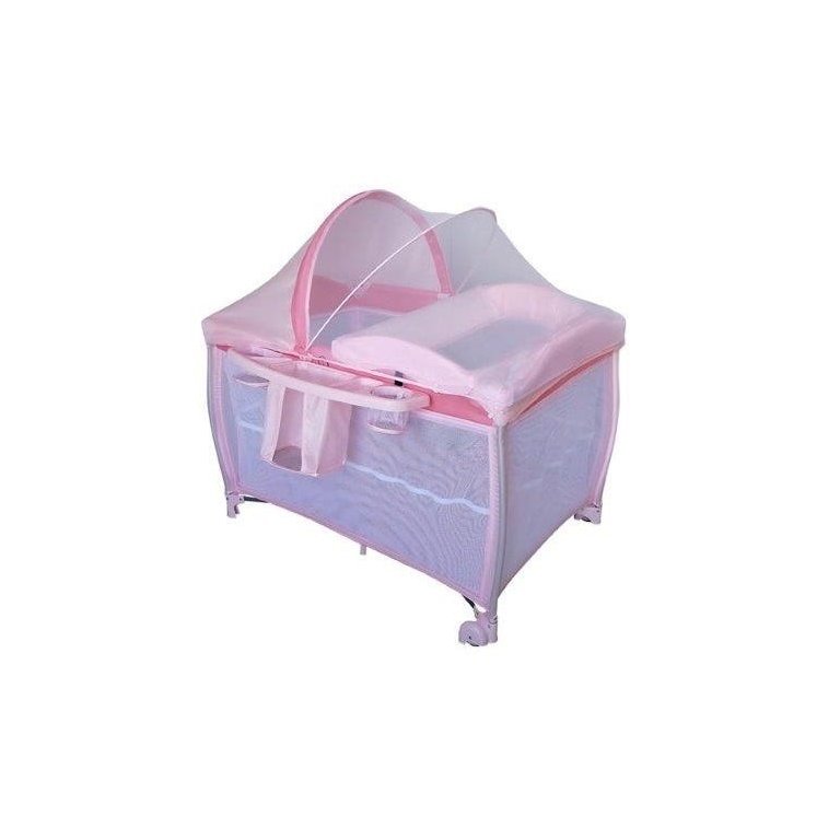 Berço New Aconchego Pink (Rosa) - Burigotto