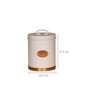 Ver imagem 5 de Kit 2 Latas Metal Retro com Tampa Hermética