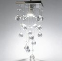 Ver imagem 2 de Lustre de Cristal Legítimo Sala Quarto Quadrado 30 Cm Altura