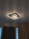 Ver imagem 3 de Lustre de Cristal Verdadeiro Quadrado para Sala, Quarto 25x25cm
