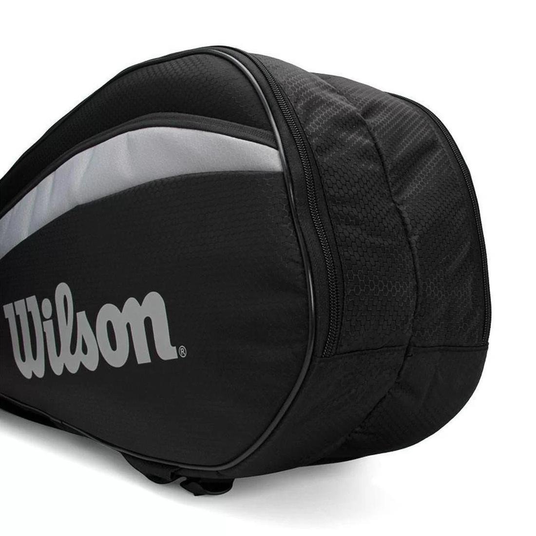 Raqueteira Roger Federer Team 6 Pack Wilson - Preto - 2