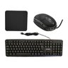 Mouse Teclado Mousepad Kit Simples Funcional Para Trabalhar e Estudar - 1