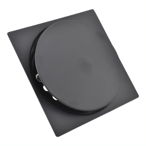 Ralo Click Up Veda Cheiro 15 Cm X 15 Cm Grafite/black Matte - Demima