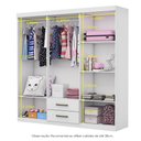 Ver imagem 6 de Guarda Roupa Infantil Elissa 6 Portas Carioca Moveis