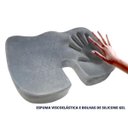 Ver imagem 2 de Almofada Ortopédica Anatômica para Cóccix Viscoelástica