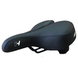 Selim Bicicleta Plus Size Banco Gel 2 Molas Airflow High One - 5
