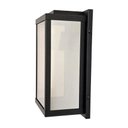 Ver imagem 3 de Arandela Aluminio Riflesso Preta Pequena com Vidro Ambar 3145A